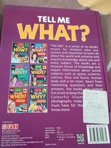 Tell Me What? Trivia Book