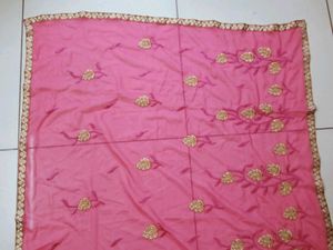 Trendy Beautiful Embroidery Work Sarees