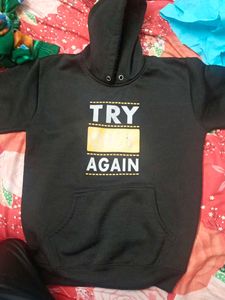 Try Again Graphic Hoodie