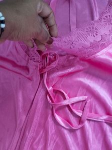 Pink Nighty Sat Length 49..