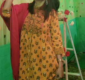 Festive/daily Wear Kurta With Side Pockets