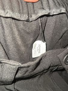 Wide Leg Black Trousers