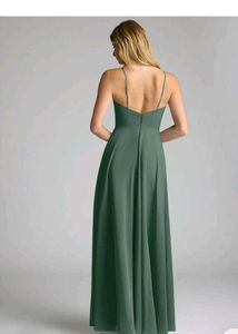 Elegant Green Azazie Maxi Dress(A10)