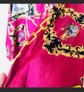 New Satin Shein Printed Shirt