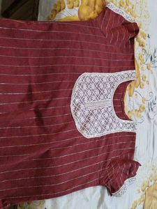 Rust Colour Kurta