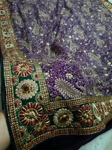 Full Zari Workh Saree 😍. Purple 💜 Very Nice 👍