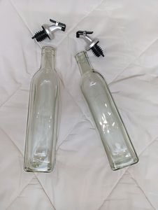 Glass Oil Dispenser Combo Of Two-New With Tag