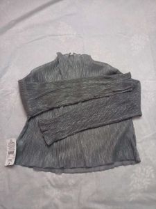 SHEIN BRAND Party High Neck Relaxed Fit Top