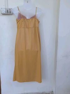Chic Yellow Bodycon Dress