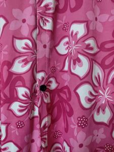 Pink Color Beach And Active Wear Shirt