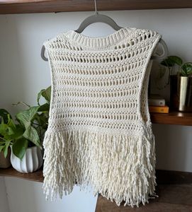 Zara Fringe Crochet Tank