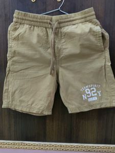 Casual Brown Shorts