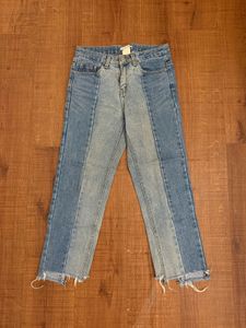 Two Tone Denim Pants
