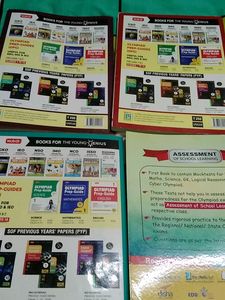 4 Bokks Of Class7 Olampiad Books For Lev1 And 2