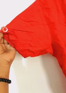 Red Cotton  Top (Women&#39;s)
