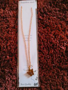Butterfly Charm Necklaces (Set Of 5 Chains)
