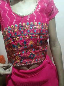 Lehnga Choli Dupatta Shrug