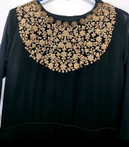 Neavy Blue Heavy Embroidery Gown