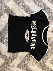 Cute Crop Fitted Tshirt Top