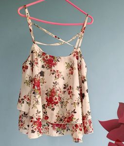 White Floral Top For Women 🪻