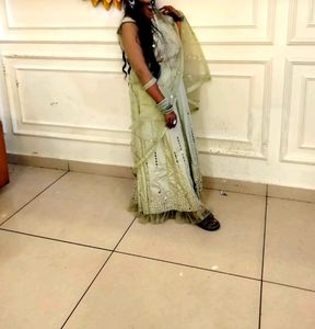 Beautiful Lime Green Lehnga
