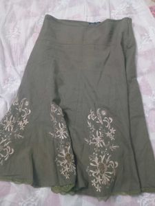 no.no tokyo olive skirt