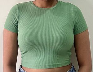 Ginger Green Crop Top