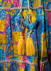 Multicolor Umbrella Suit