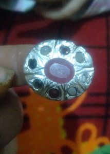 Pic Annie One Maharaja Style  Silver Colour Ring