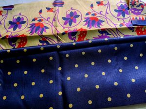 Nevy Blue Printed Saree