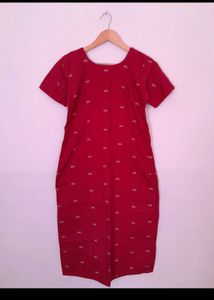 Red Bicycle Print TOP