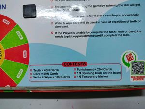 Truth And Dare Family Fun Game
