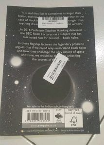 Book Stephen Hawking Black Holes