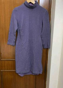 Purple Knit Dress