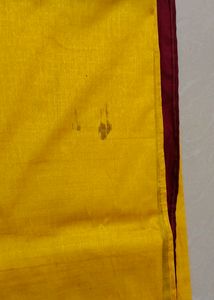 Yellow Saree With Red Border
