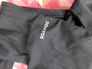 Black Cotton Sports Bra From Decathlon