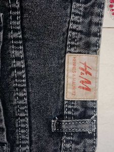 Charcoal Womem High Wasted Wide Leg Jeans