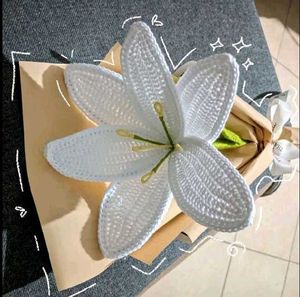 Handmade Crocheted Lily