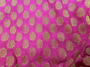 Festive Green &amp; Pink Stitched Blouse