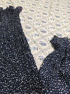 Polka Dot Smocked Mini Dress