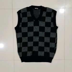 Checkerboard Sweater Vest