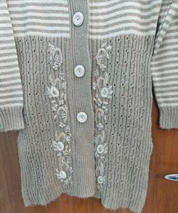 Striped Knit Cardigan