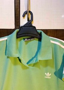 Adidas Green Polo T-Shirt