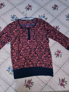 Net  Floral Top