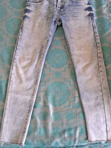 Acid Wash Denim Jeans
