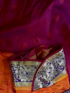 Kanchi Pattu Saree With Blouse