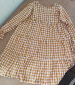 Gingham Tiered Dress