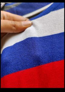 Striped Long Sleeve Mini Dress