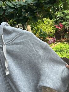Gray Zip-Up Hoodie