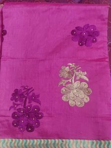 Elegant Magenta Saree